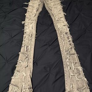 Stacked Jeans Grey